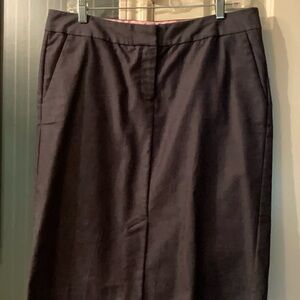 Size 12, Isaac Mizrahi, DENIM skirt can be dressed up or down.